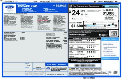2019 Ford Escape SE