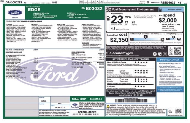 2024 Ford Edge SEL