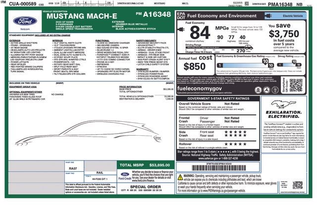 2023 Ford Mustang Mach-E GT