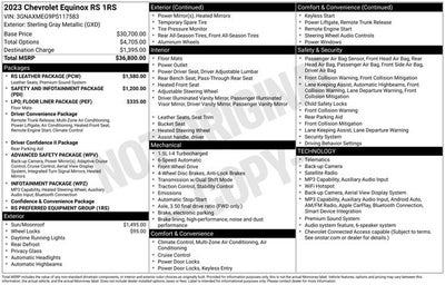 2023 Chevrolet Equinox RS