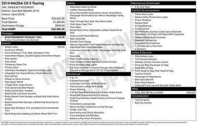 2014 Mazda Mazda CX-5 Touring
