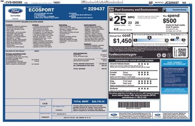 2018 Ford EcoSport SE