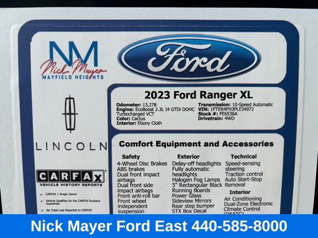 2023 Ford Ranger XL
