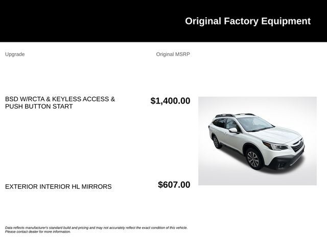 2021 Subaru Outback Premium