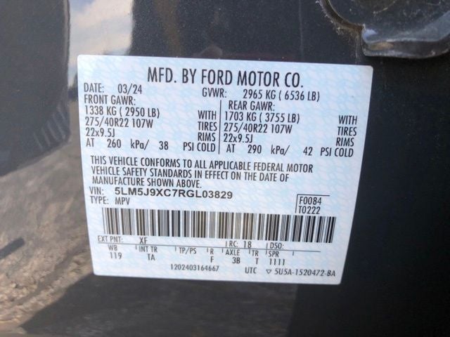 2024 Lincoln Aviator Black Label Premium
