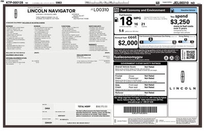 2018 Lincoln Navigator L Black Label