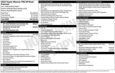 2023 Toyota 4Runner TRD Off-Road Premium