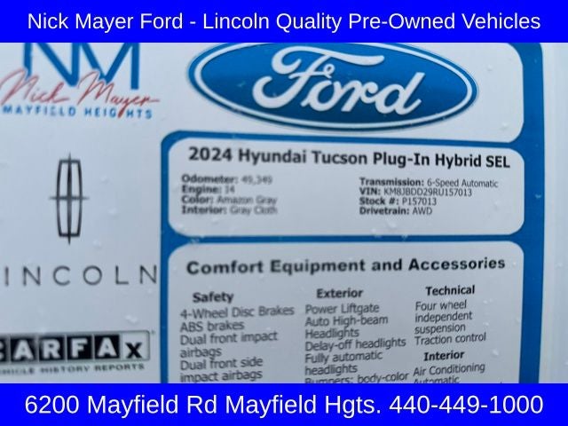 2024 Hyundai Tucson Plug-In Hybrid SEL