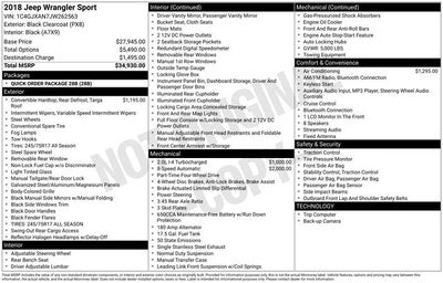 2018 Jeep Wrangler Sport