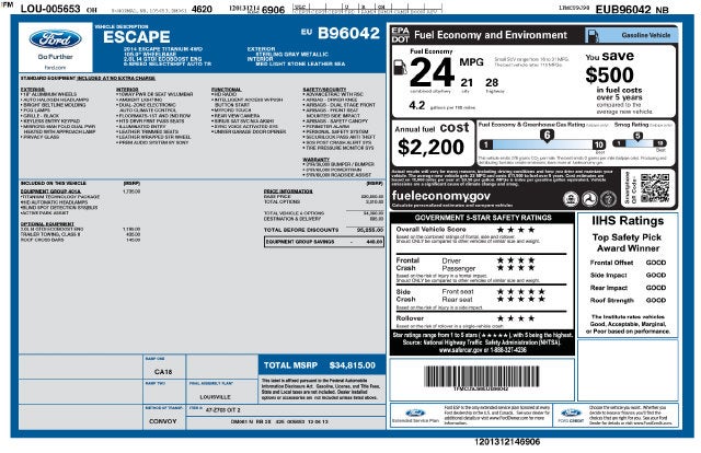2014 Ford Escape Titanium