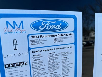 2023 Ford Bronco Outer Banks