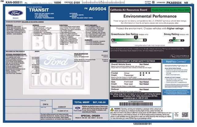 2023 Ford Transit-250 Base