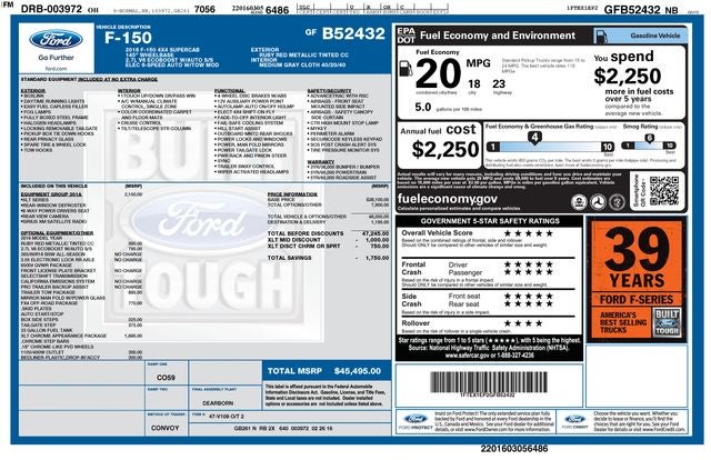 2016 Ford F-150 XLT
