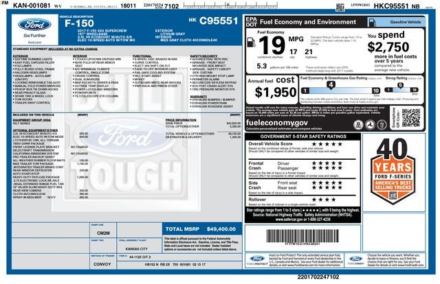 2017 Ford F-150 XLT