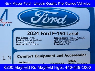 2024 Ford F-150 Lariat