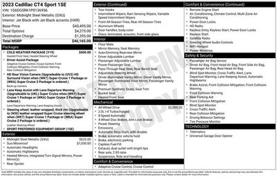 2023 Cadillac CT4 Sport