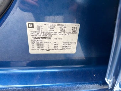 2015 Chevrolet Silverado 1500 LT LT1