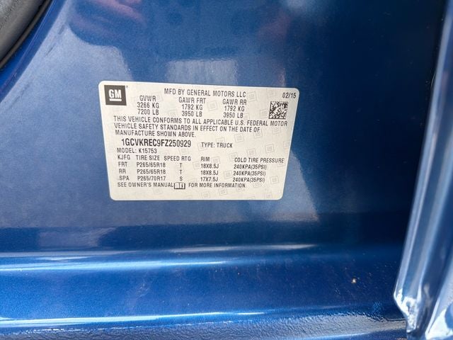 2015 Chevrolet Silverado 1500 LT LT1