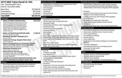 2019 GMC Yukon XL Denali