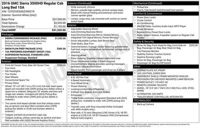 2016 GMC Sierra 3500HD Base