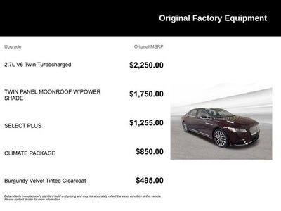 2017 Lincoln Continental Select