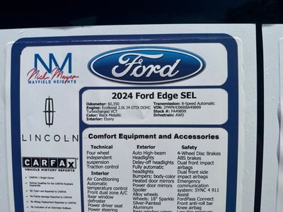 2024 Ford Edge SEL