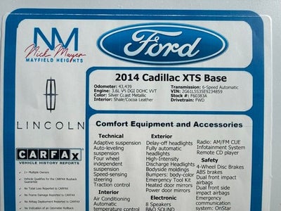 2014 Cadillac XTS Base