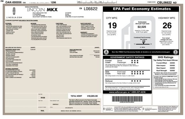 2012 Lincoln MKX Base