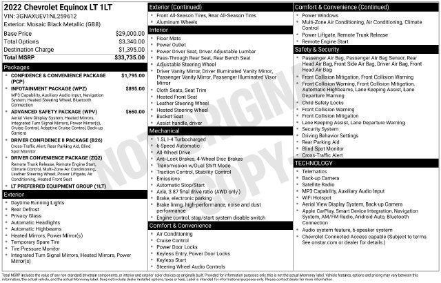 2022 Chevrolet Equinox LT