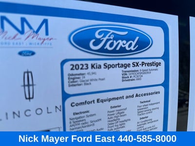 2023 Kia Sportage SX-Prestige