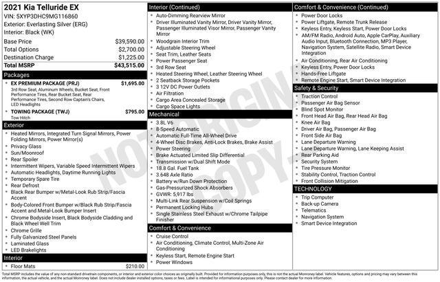 2021 Kia Telluride EX
