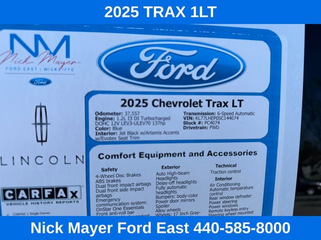 2025 Chevrolet Trax LT