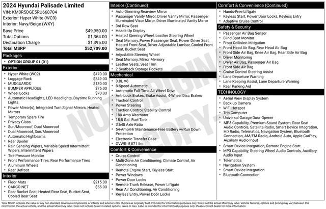 2024 Hyundai Palisade Limited