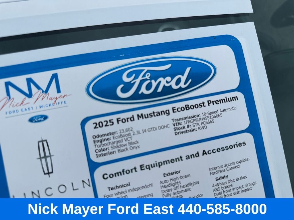 2025 Ford Mustang EcoBoost Premium