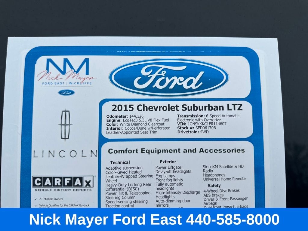 2015 Chevrolet Suburban LTZ