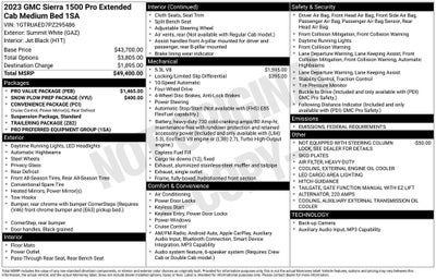 2023 GMC Sierra 1500 Pro