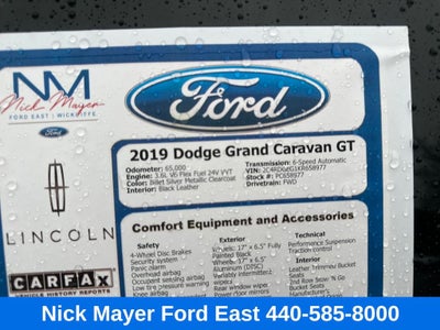 2019 Dodge Grand Caravan GT