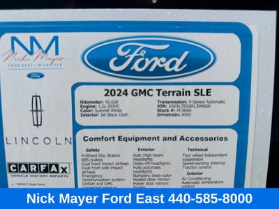 2024 GMC Terrain SLE