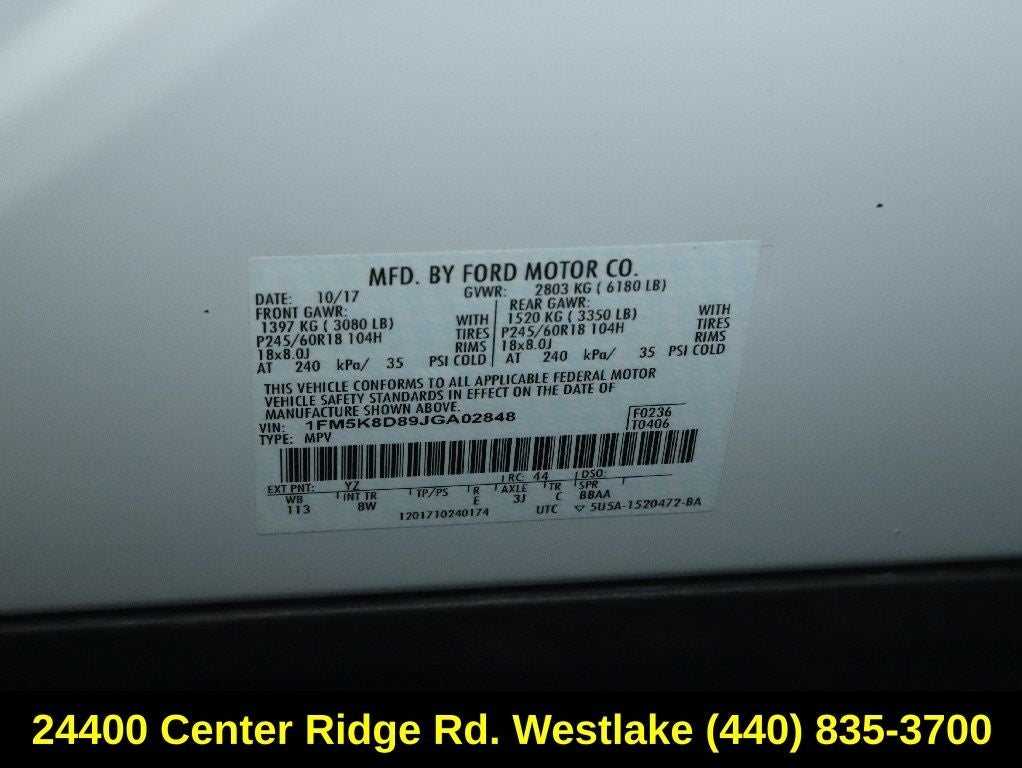 2018 Ford Explorer XLT