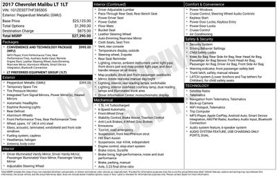 2017 Chevrolet Malibu LT 1LT