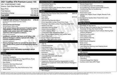 2021 Cadillac XT6 Premium Luxury