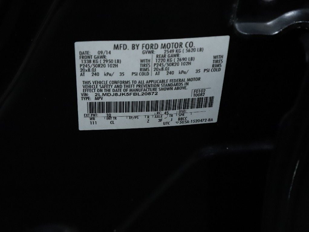 2015 Lincoln MKX Base