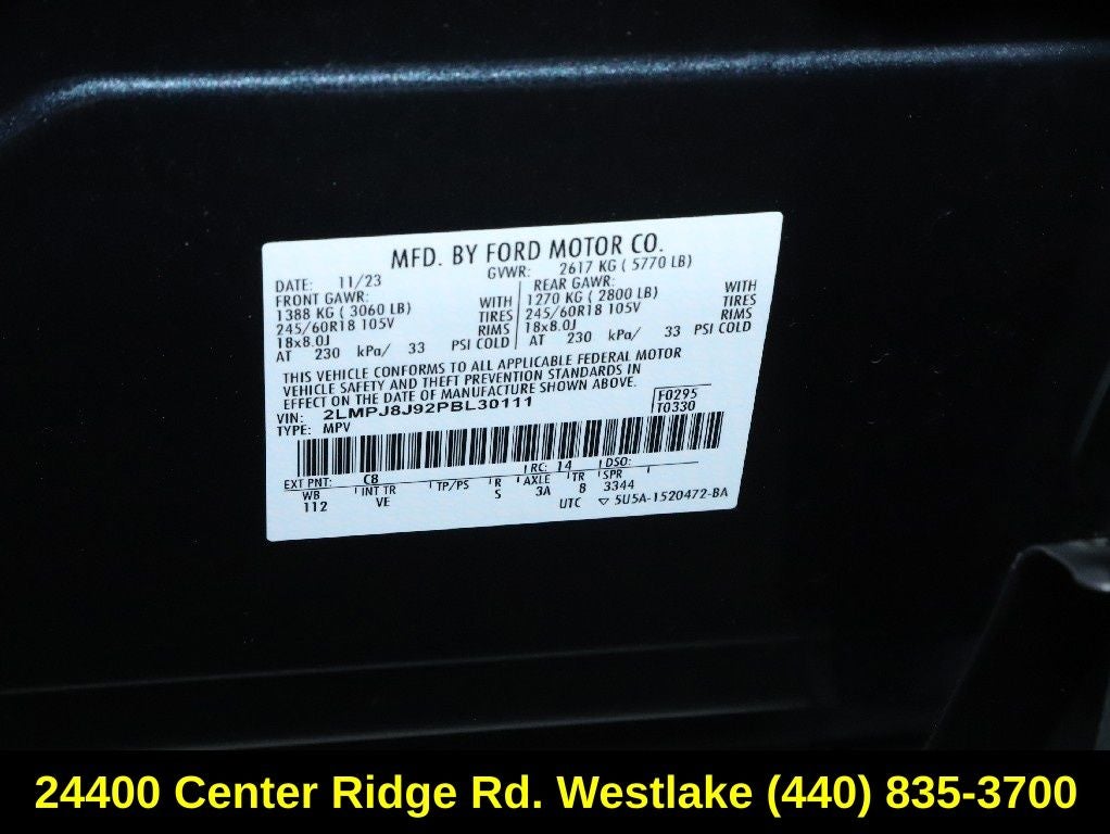 2023 Lincoln Nautilus Standard