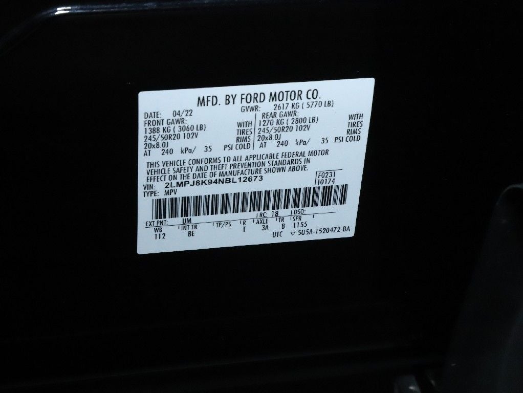 2022 Lincoln Nautilus Reserve