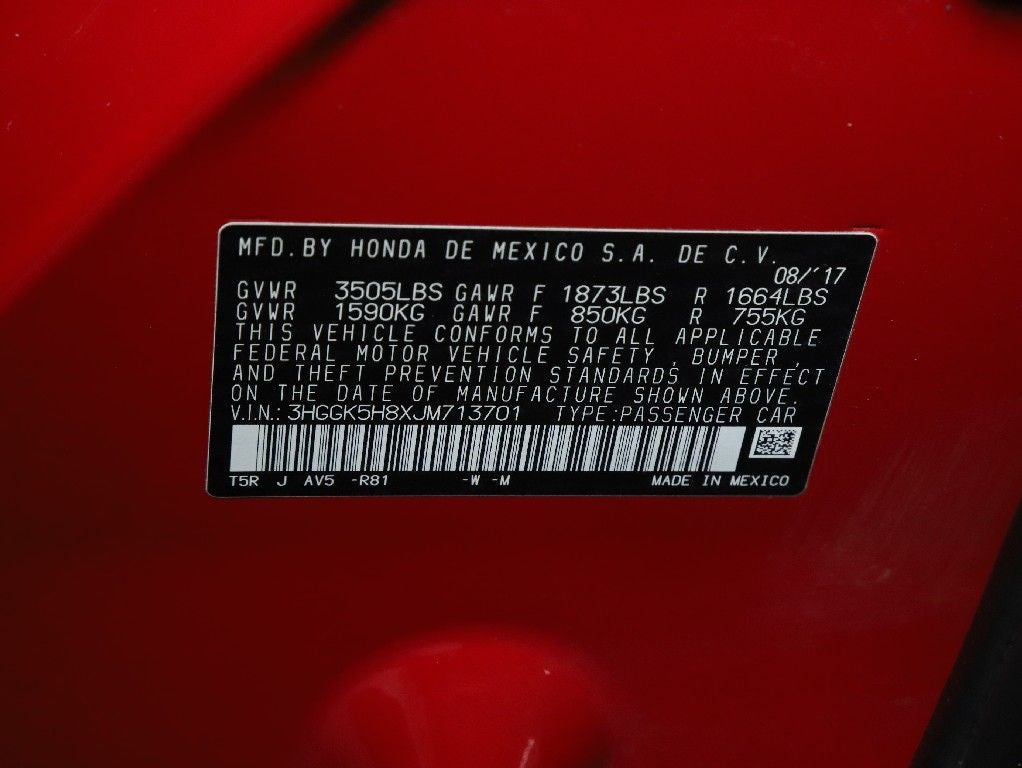 2018 Honda Fit EX