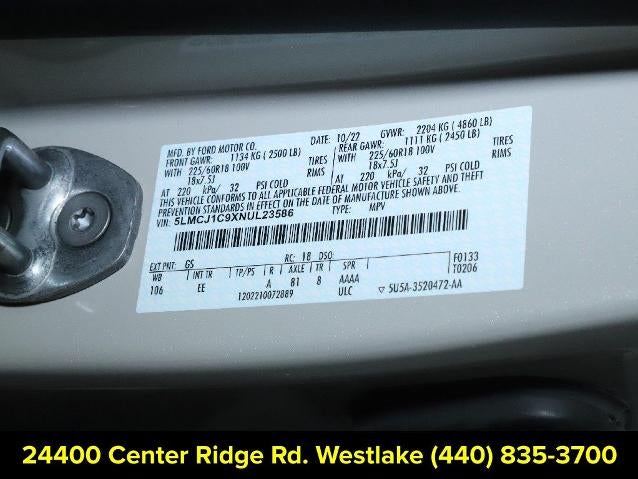 2022 Lincoln Corsair Standard