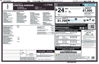 2021 Lincoln Corsair Reserve