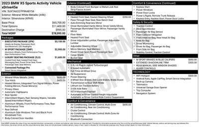 2023 BMW X5 xDrive45e