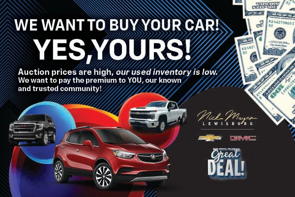 We want to Buy your Car!