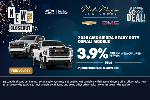 2025 GMC SIERRA DENALI MODELS